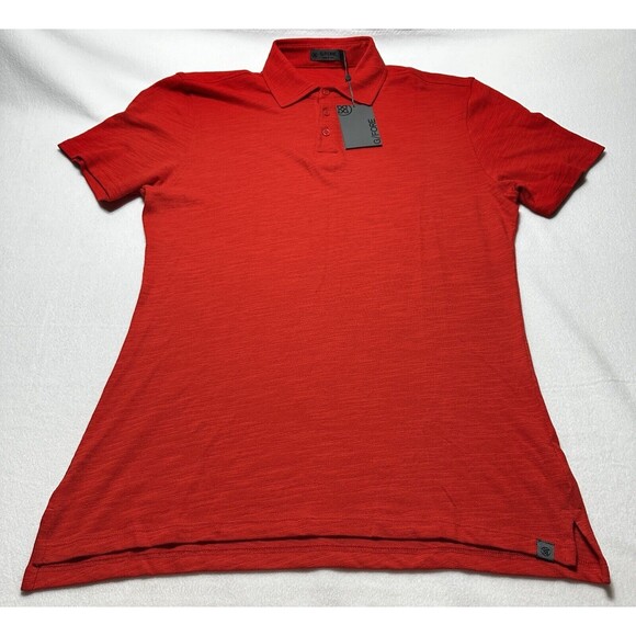 G/FORE | Shirts | Nwt Gfore Mens Xl Shirt Textured Golf Polo Poppy Red ...